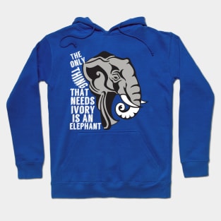 Cute Elephant Ban Trophy Hunting Hoodie